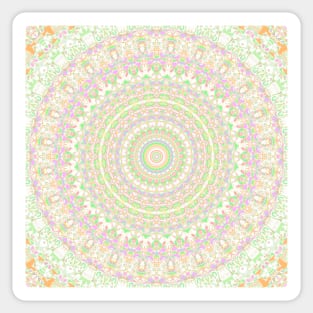 Groovy Hippie Boho Mandala Sticker